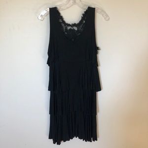 Marshall’s | black lace multi layer dress